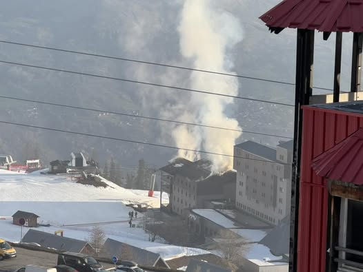 Major Fire at Hotel in La Plagne