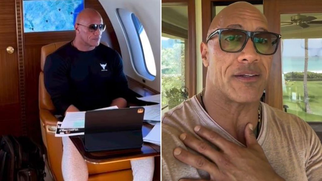 Dwayne ‘The Rock’ Johnson’s jet suffers terrifying ‘mechanical issue’ mid-flight leaving WWE icon ‘crossing everything’ Dwayne ‘The Rock’ Johnson’s jet suffers terrifying ‘mechanical issue’ mid-flight leaving WWE icon ‘crossing everything’