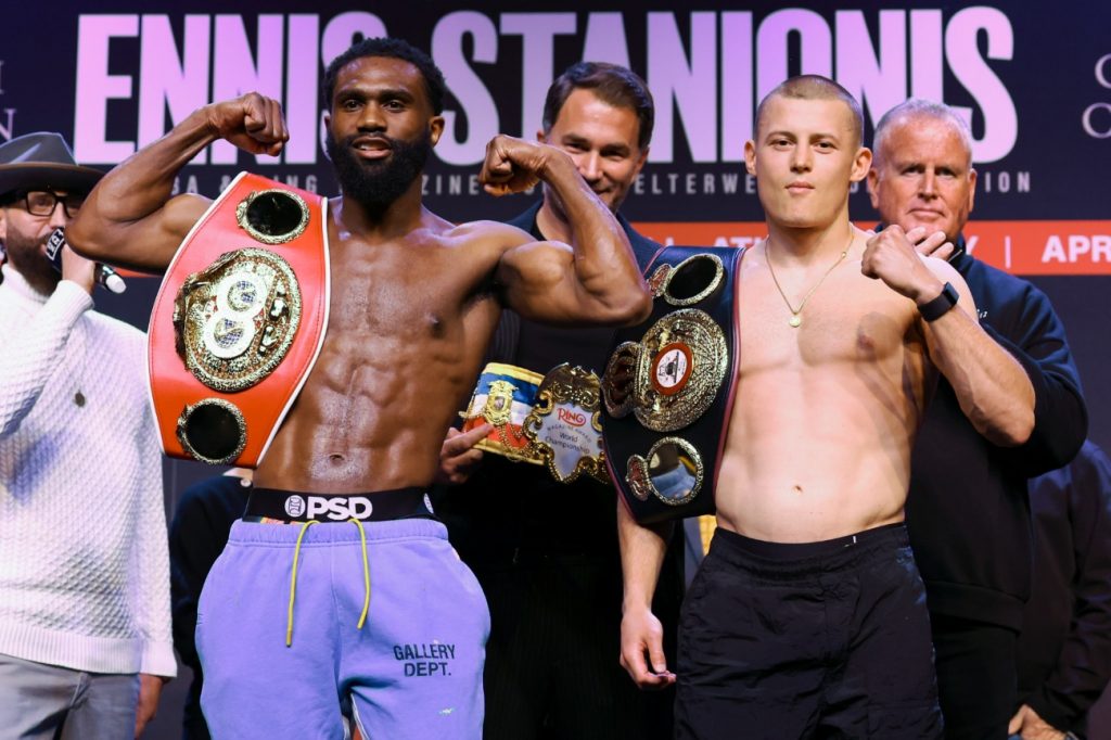 Official DAZN Weights: Ennis vs. Stanionis – for Saturday