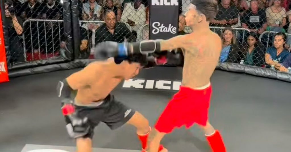 Video: Island Boy Flooded By Overhand Right