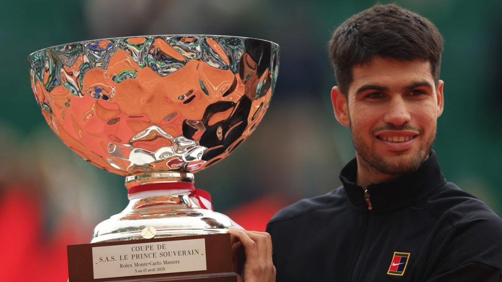 Alcaraz beats injured Musetti to win in Monte Carlo for his 6th Masters 1000 title