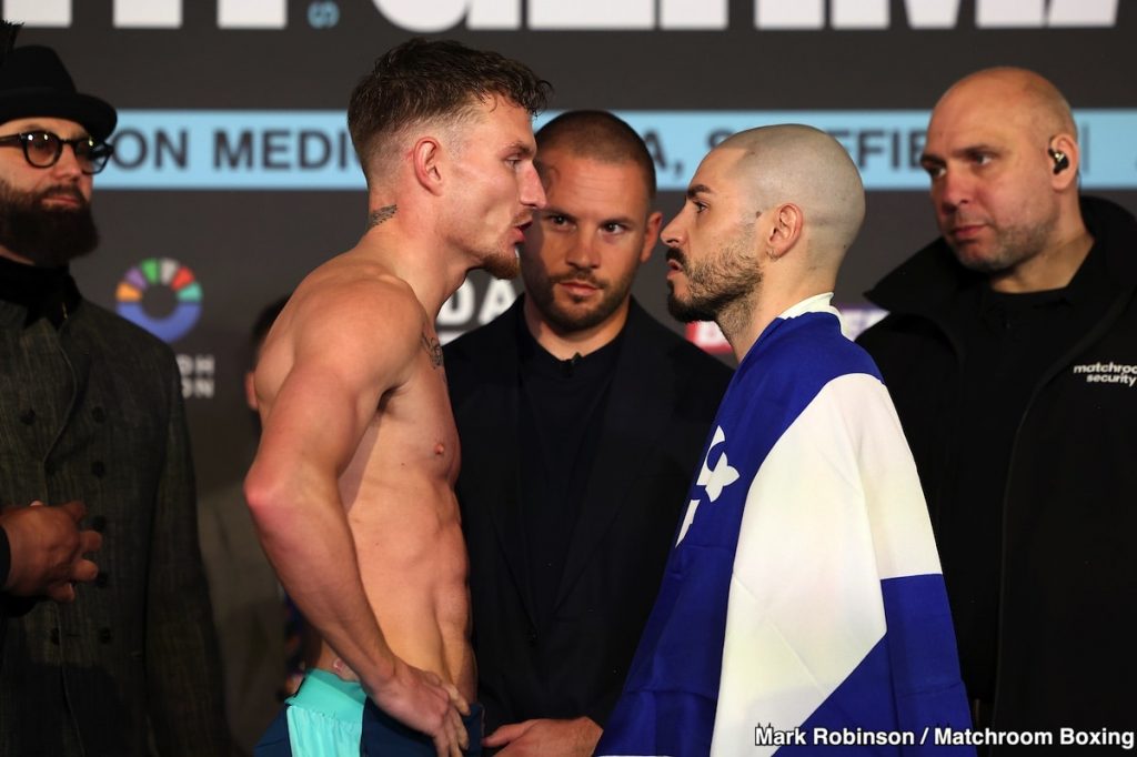 DAZN Official Weights: Dalton Smith vs. Mathieu Germain – For Saturday