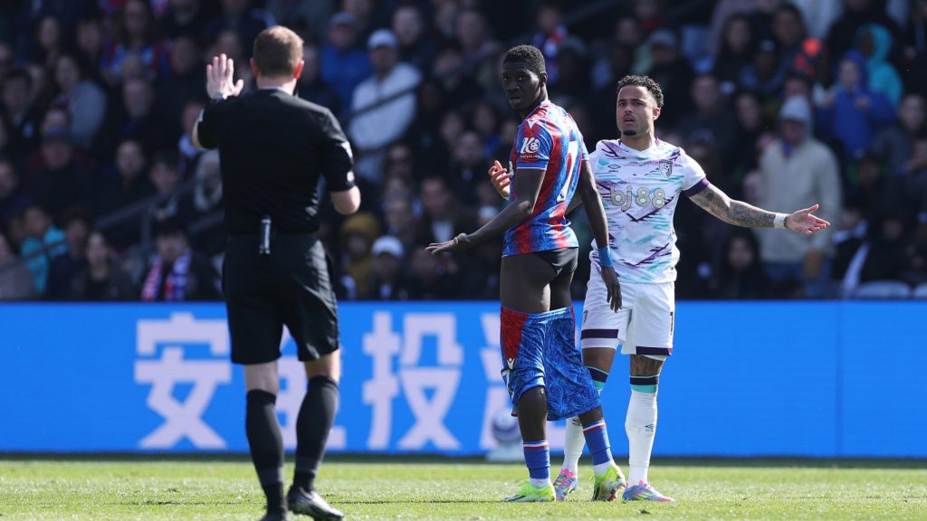 Premier League star has pants pulled down by opponent in furious row