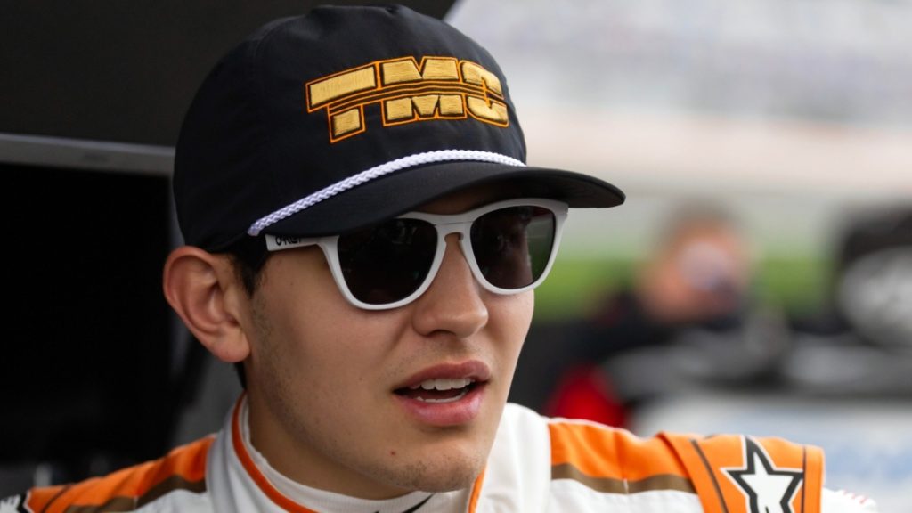 Sammy Smith reacts to overtime move by Jesse Love for the win at Rockingham