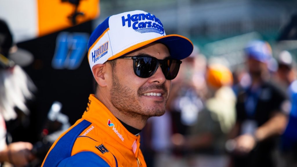 Kyle Larson spotted at WWE WrestleMania 41 during NASCAR off-week Kyle Larson spotted at WWE WrestleMania 41 during NASCAR off-week