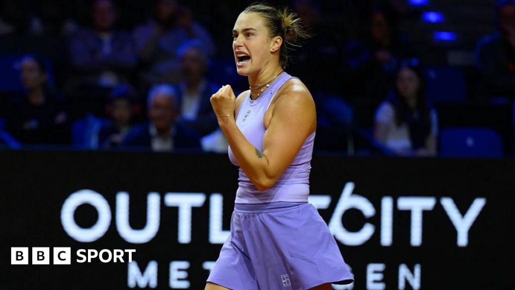 Sabalenka beats Paolini to reach fourth Stuttgart final Sabalenka beats Paolini to reach fourth Stuttgart final