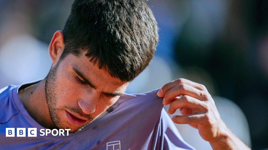 Injured Alcaraz out of Madrid Open Injured Alcaraz out of Madrid Open