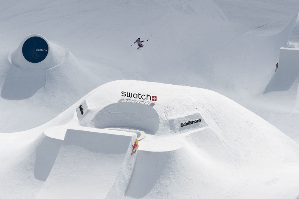 Jay Rawe Lands First Cork 360 to 50-50 Rail Slide at the Swatch Nines Jay Rawe Lands First Cork 360 to 50-50 Rail Slide at the Swatch Nines