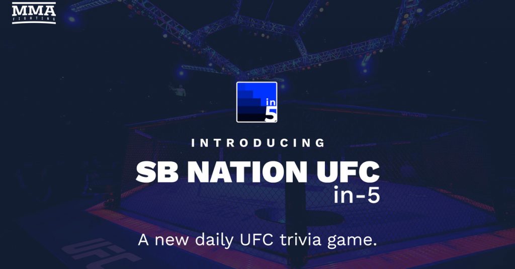 Your daily UFC trivia game, Friday edition