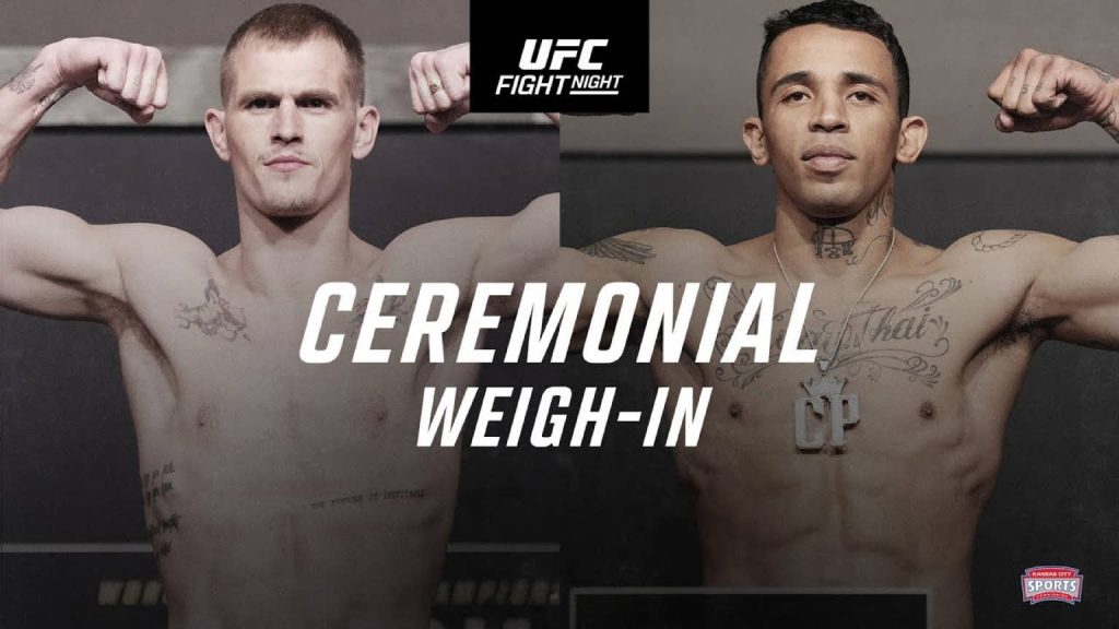 UFC Kansas City Ceremonial Weigh-in Video