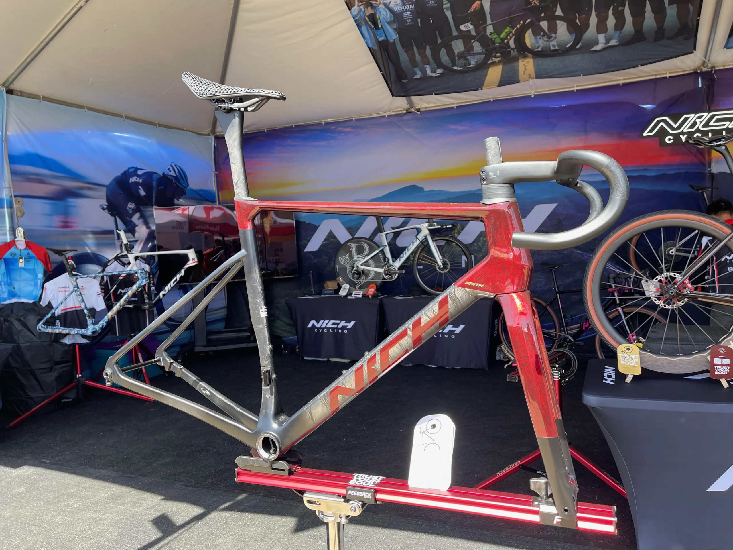 Interesting Sea Otter Finds: NICH Bikes, Aero Road Shoes, and a Spinning Tire Sealant Applicator? Interesting Sea Otter Finds: NICH Bikes, Aero Road Shoes, and a Spinning Tire Sealant Applicator?