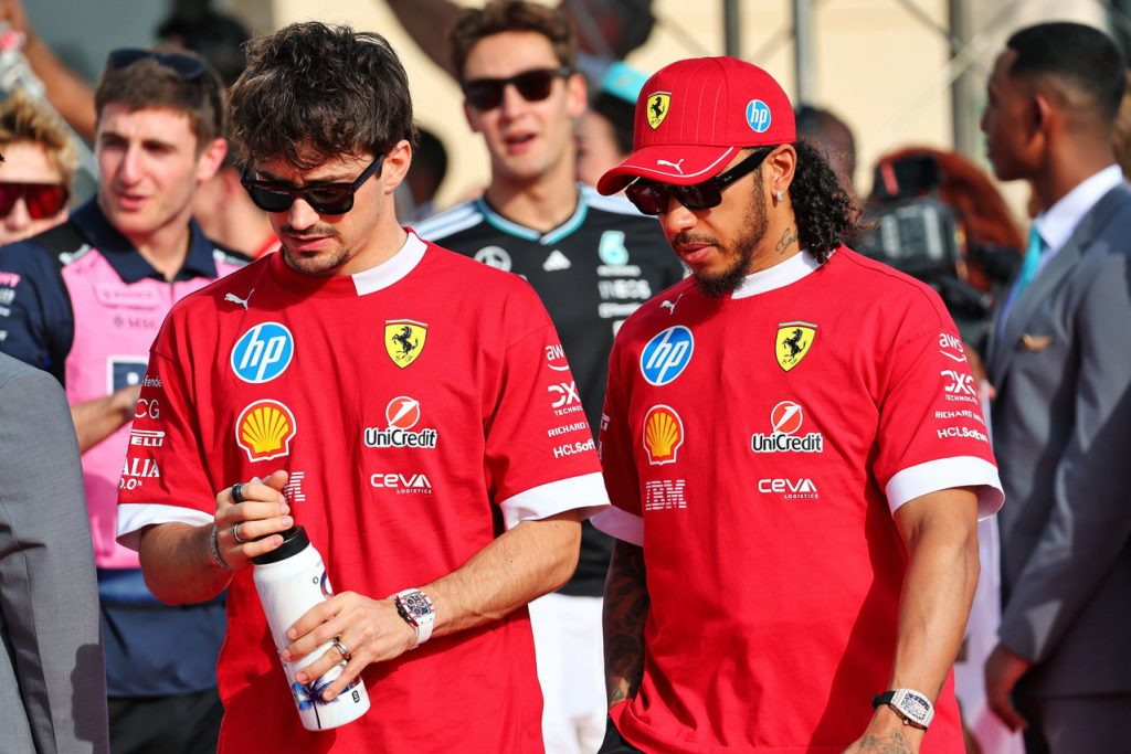 Charles Leclerc notes big Ferrari change due to Lewis Hamilton