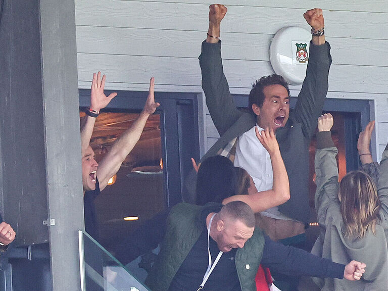 Hollywood-backed Wrexham reach 2nd tier after 3rd straight promotion
