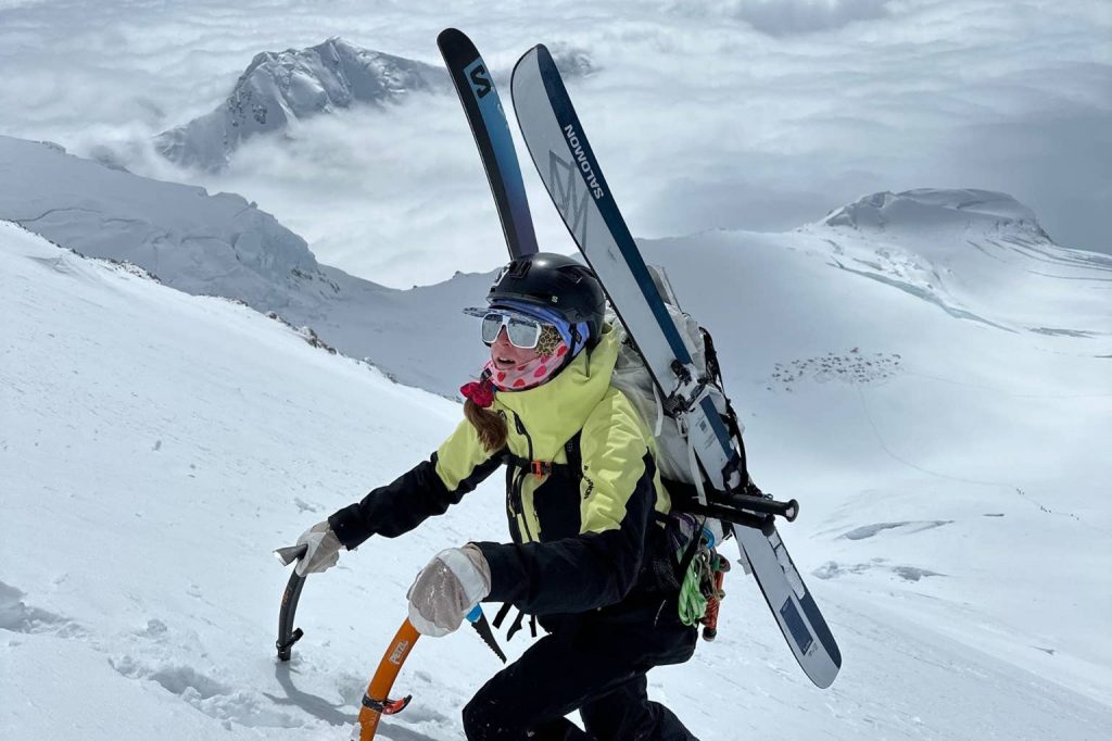 Mali Noyes Smashes Record for Skiing Utah's 93 Hardest Chutes