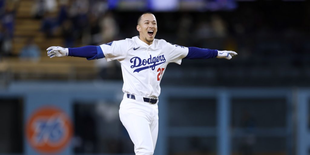 No days off! Dodgers'  Edman — on planned rest day — walks it off in 10th
