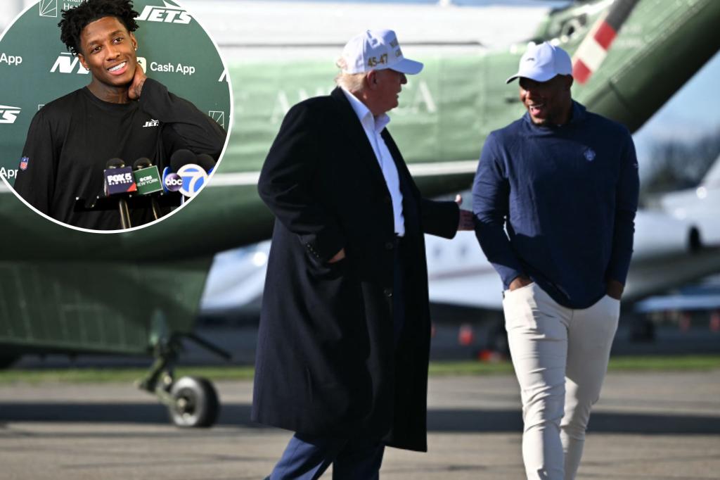 Sauce Gardner pokes fun at Saquon Barkley controversy over Trump golf outing Sauce Gardner pokes fun at Saquon Barkley controversy over Trump golf outing