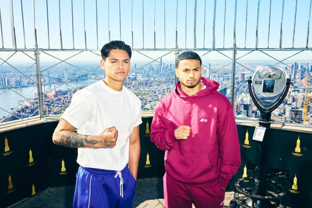 Photos: Ryan Garcia vs Rolando Romero Fight Week faceoff at Empire State Building