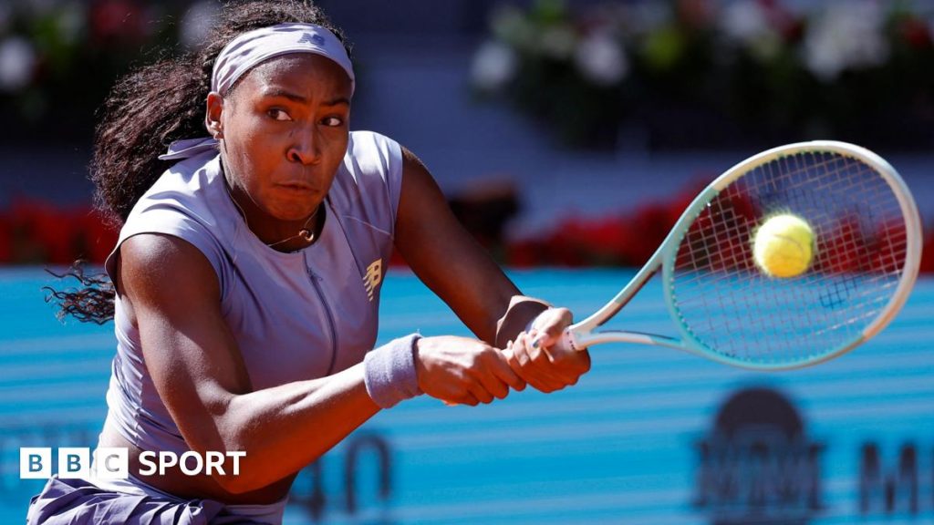 Gauff thrashes Swiatek at Madrid Open