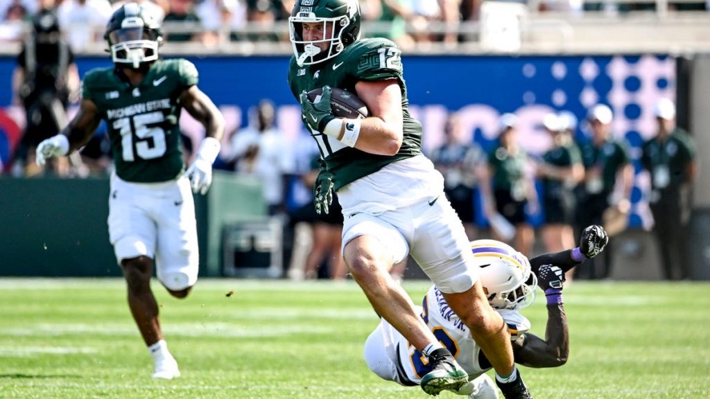 Michigan State footballs offers elite, 4-star South Dakota TE in 2027 class