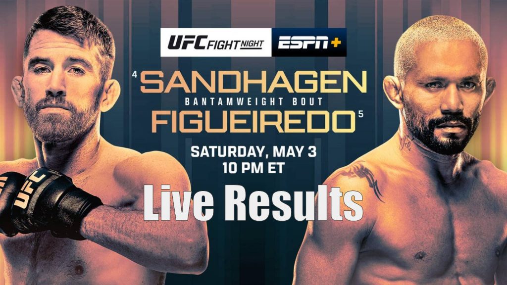 UFC Des Moines: Sandhagen vs. Figueiredo live results